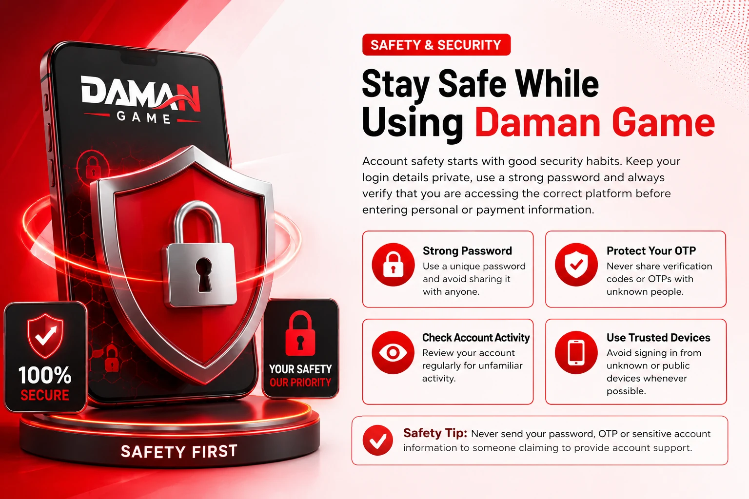 Daman Game Safety and Security