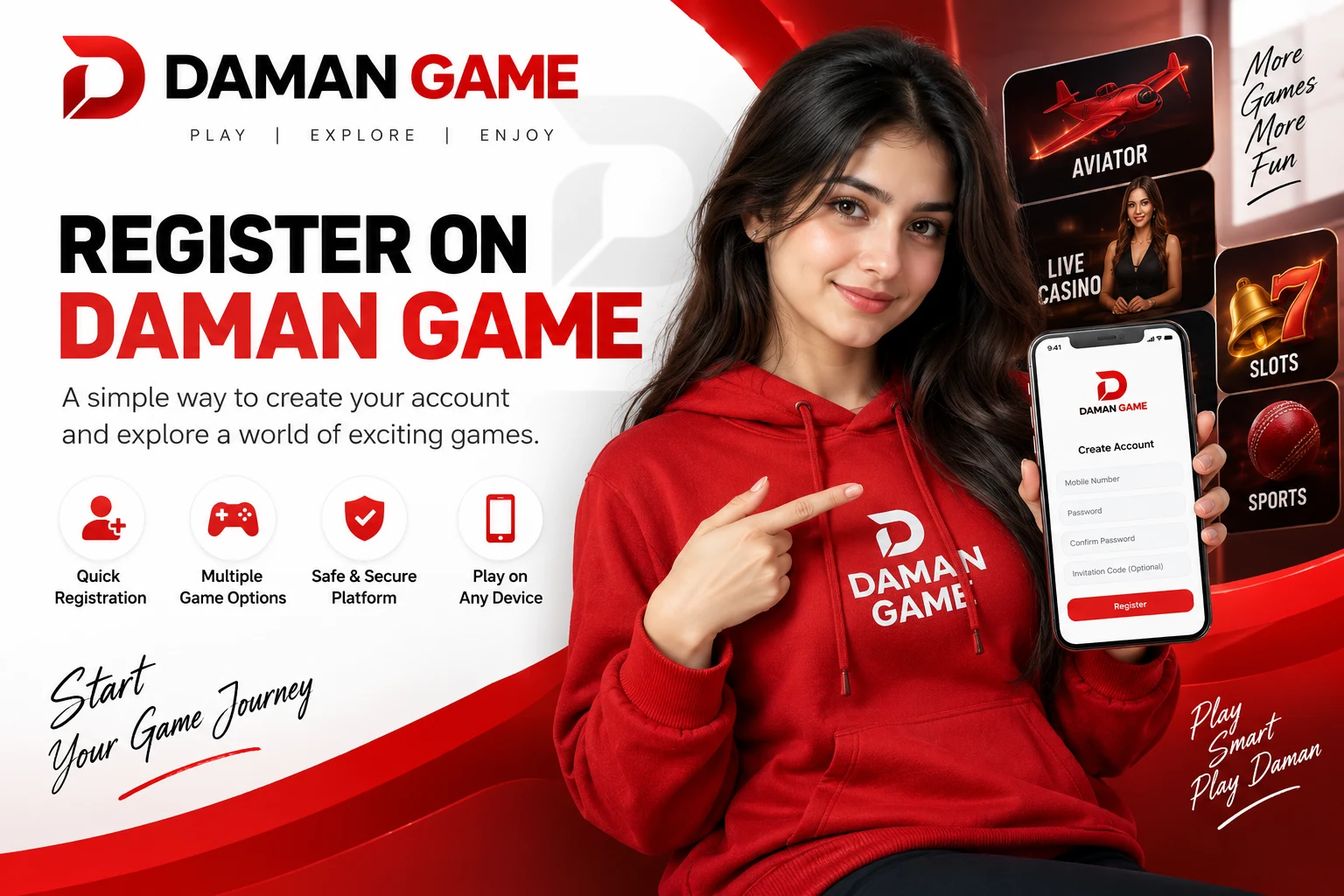 Daman Game Register and Platform