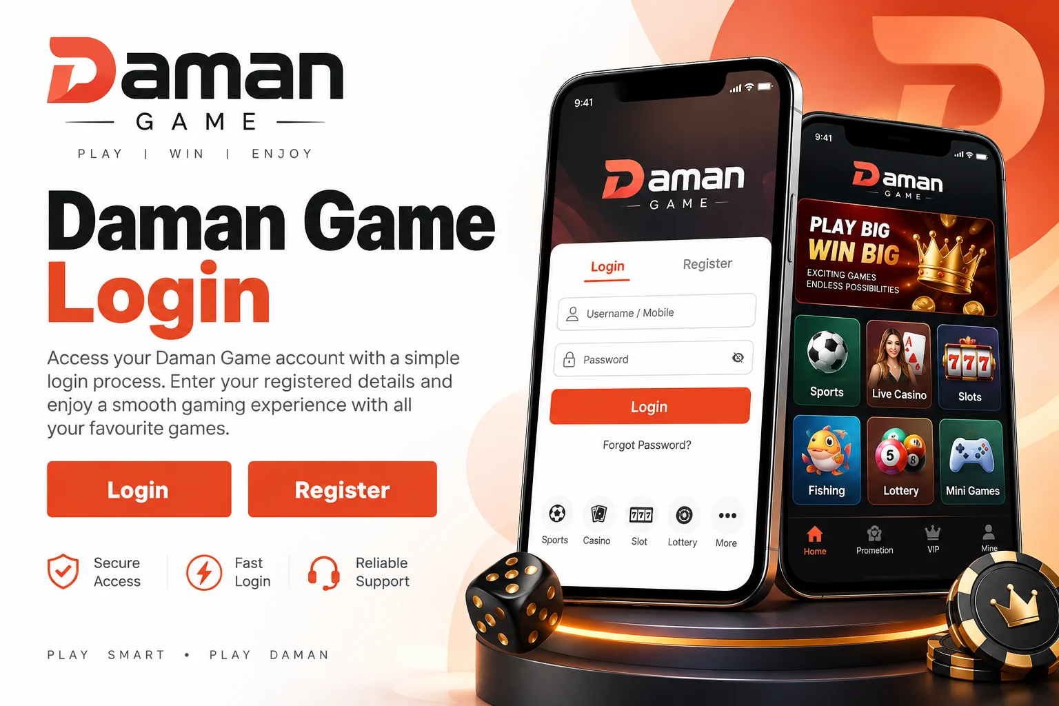 Daman Game Login